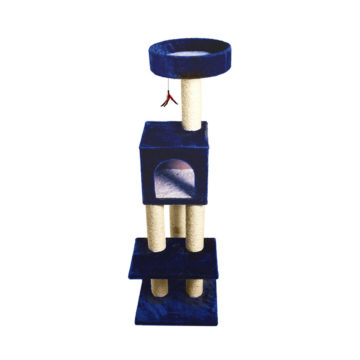 Kitty Fun Tower with Hideout - Blue